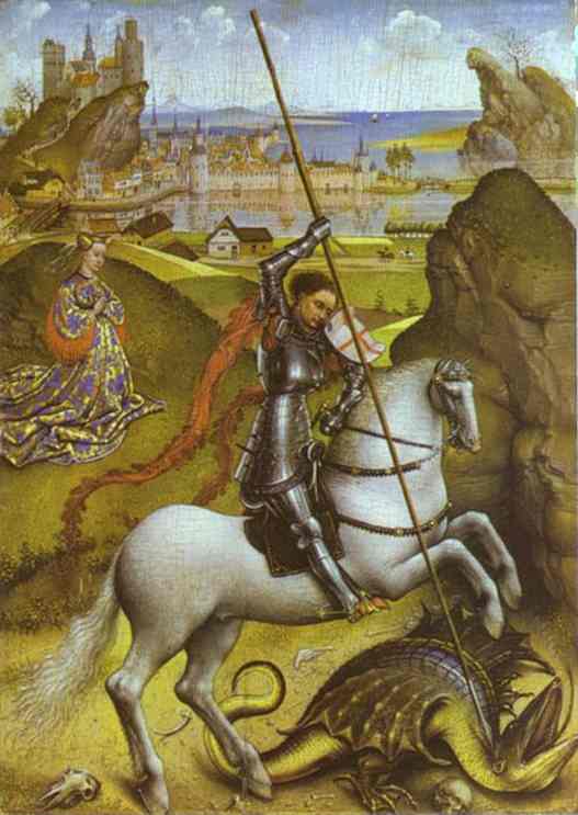 Rogier van der Weyden St. George and Dragon